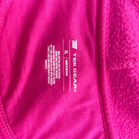 Tek Gear Pink Hoodie Jacket - Picture 3 of 3